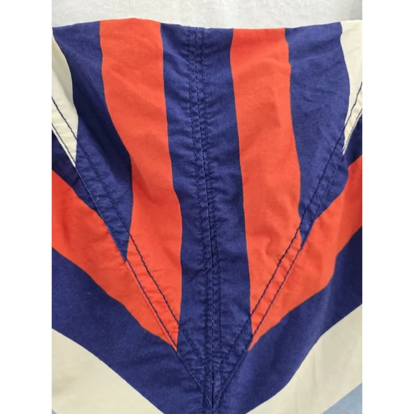 MAEVE Anthropologie SARA CHEVRON Sleeveless Fit And Flair Zip Pockets. SZ 12P - Picture 2 of 12